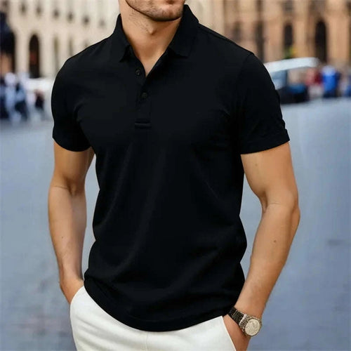 Men's Casual Solid Polo Shirt Koala Sydney 