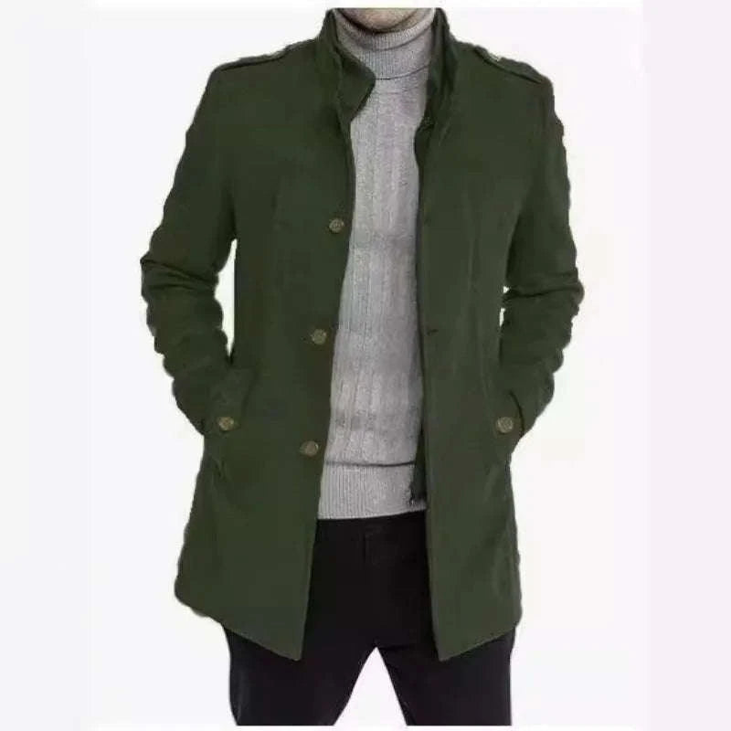 Men's Knit Zip-Up Wool Blend Jacket Koala Sydney 