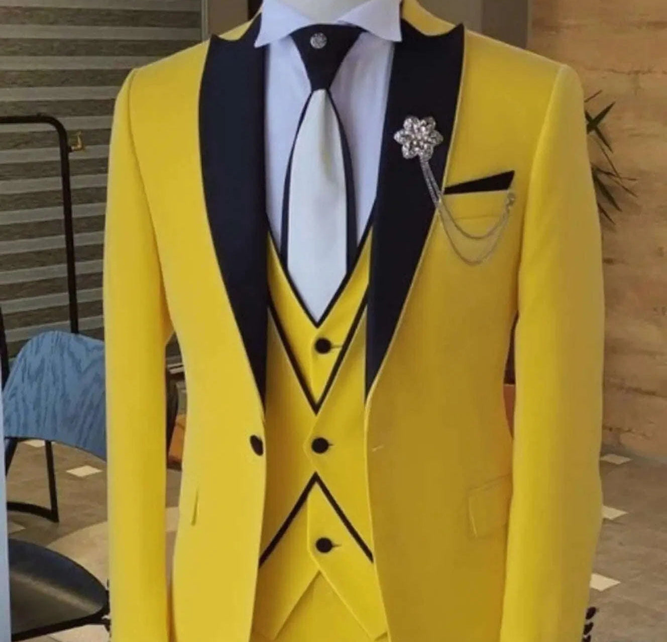 Men’s Slim-Fit Formal Suit Set – 3-Piece Koala Sydney 