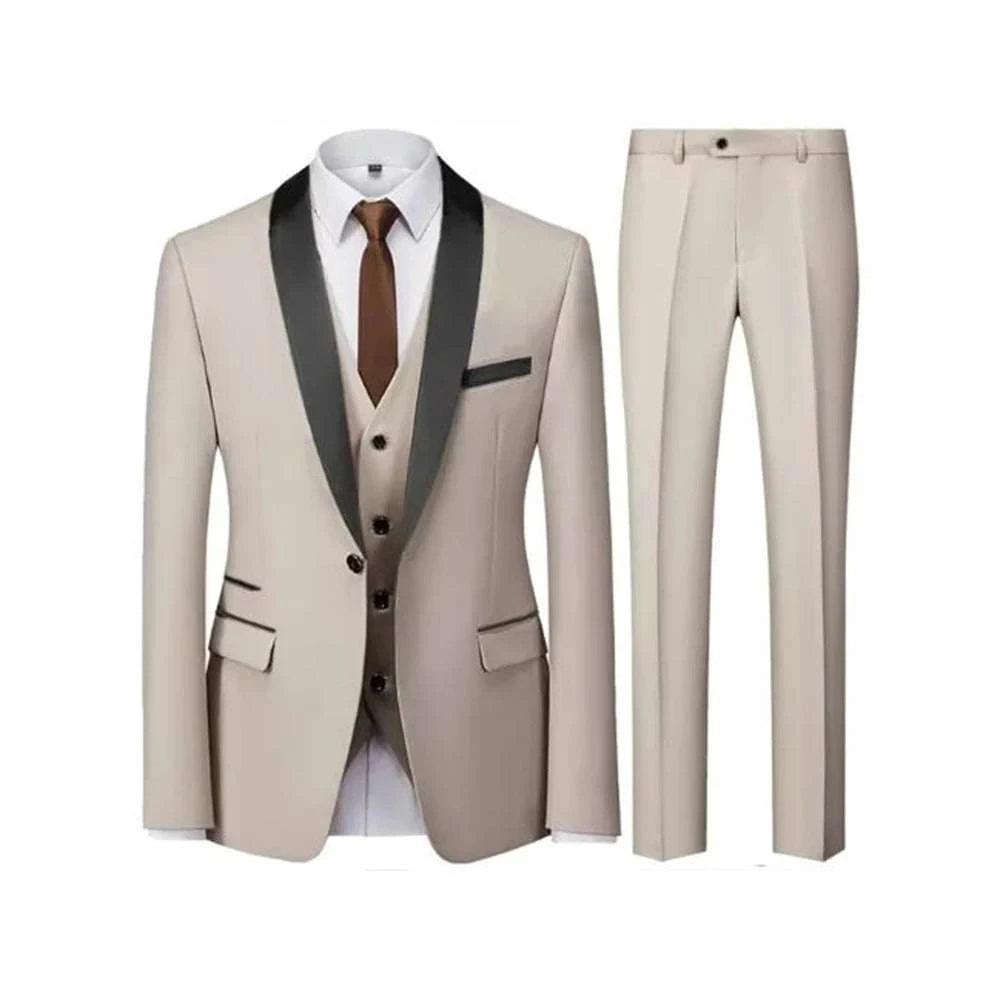 Men's 3-Piece Slim Fit Tuxedo Suit Set Koala Sydney 