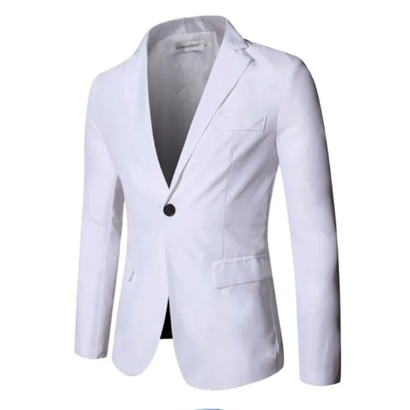 Men’s Trendy Slim Fit Business Blazer