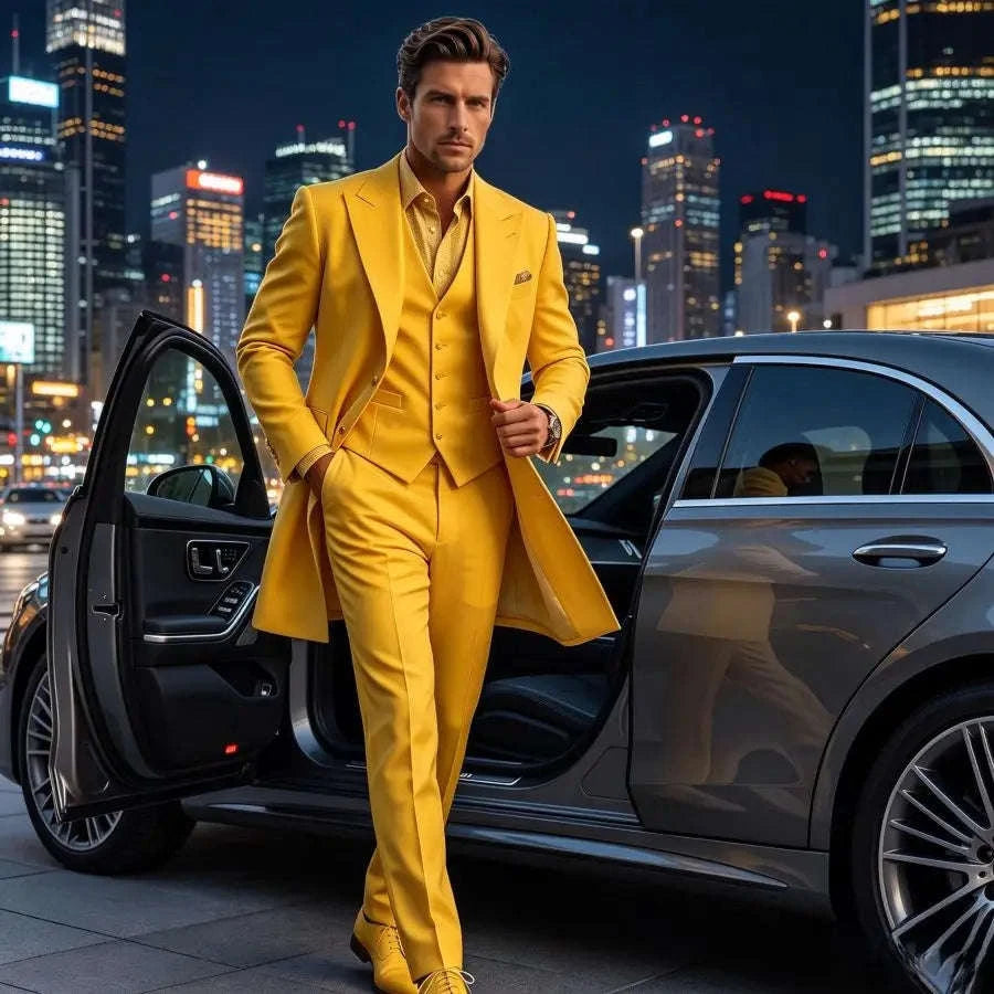 3-Piece Long Wedding Suit for Men Koala Sydney 
