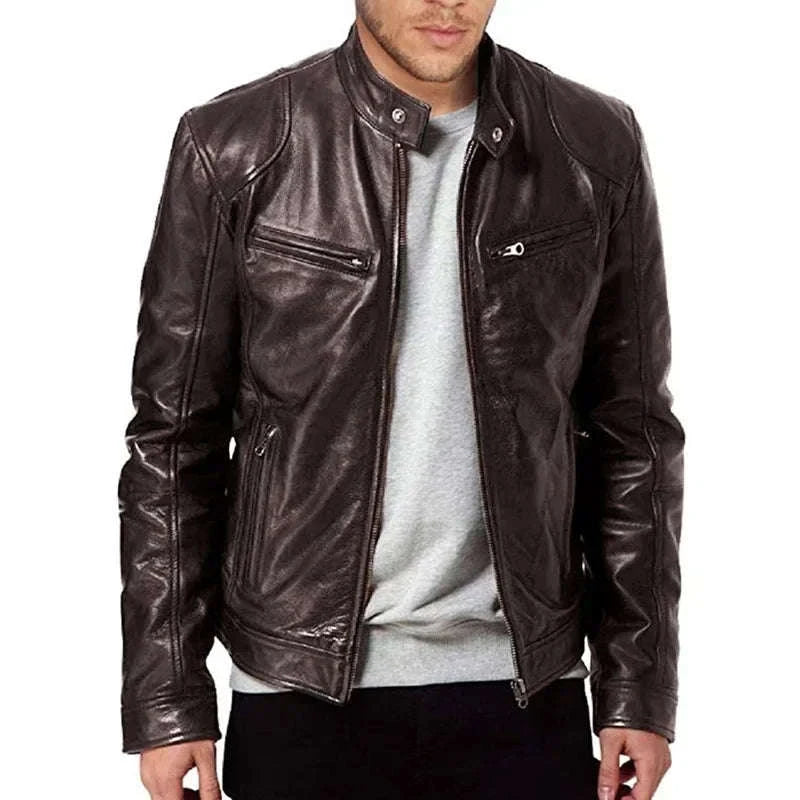 Men's Faux Leather Suit Jacket Koala Sydney 