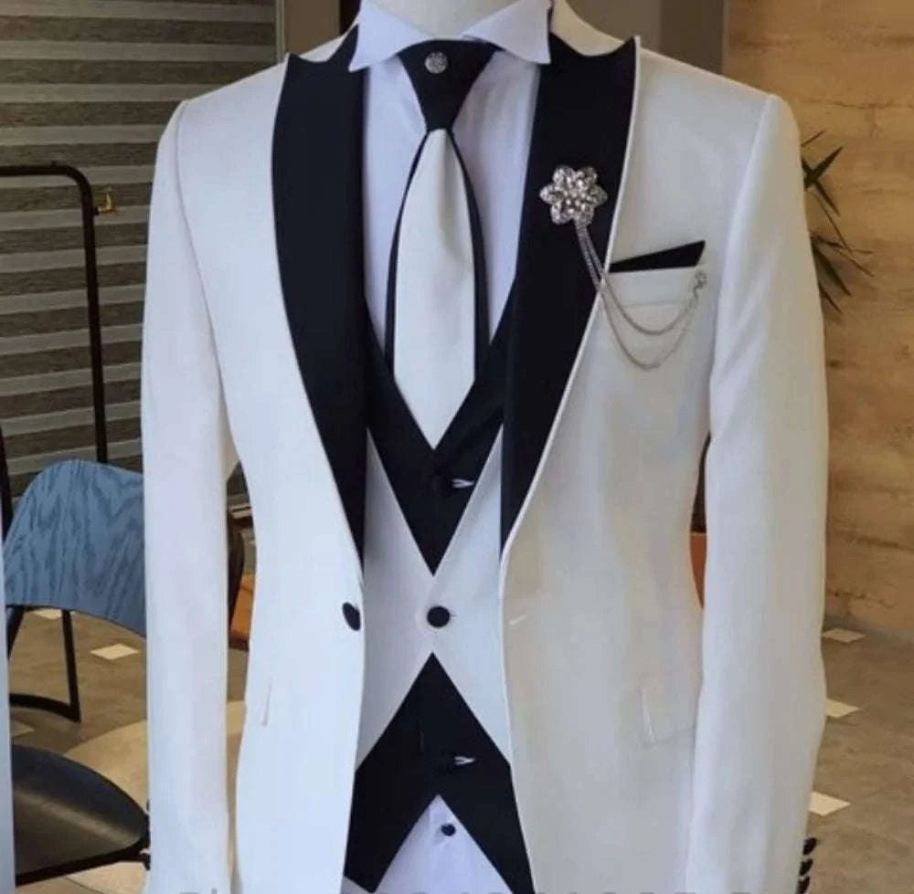 Men’s Slim-Fit Formal Suit Set – 3-Piece Koala Sydney 