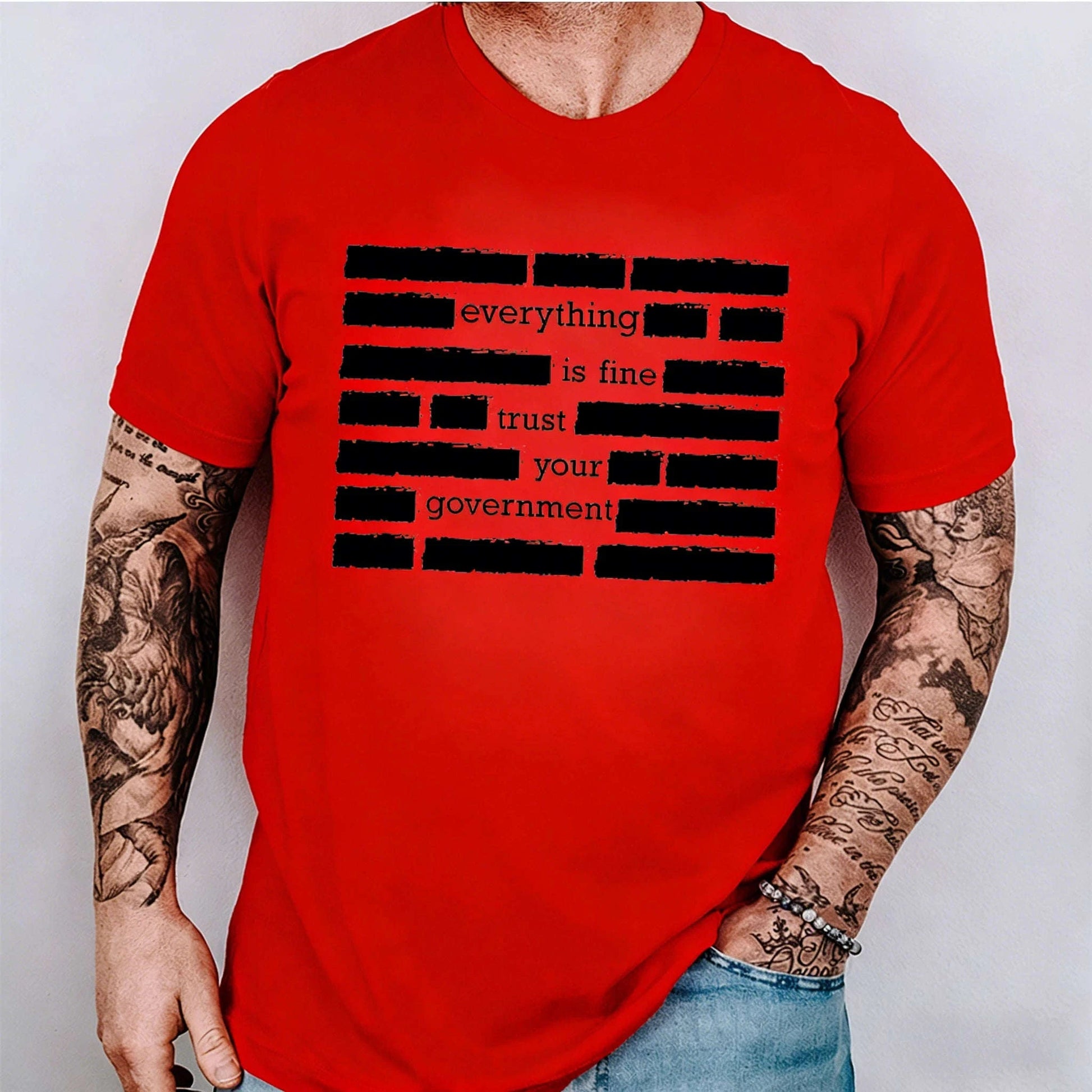 Men’s Summer “Everything Is Fine” Graphic T-Shirt Koala Sydney 