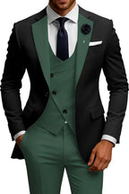 Men's 3-Piece Slim Fit Double Breasted Suit Koala Sydney 