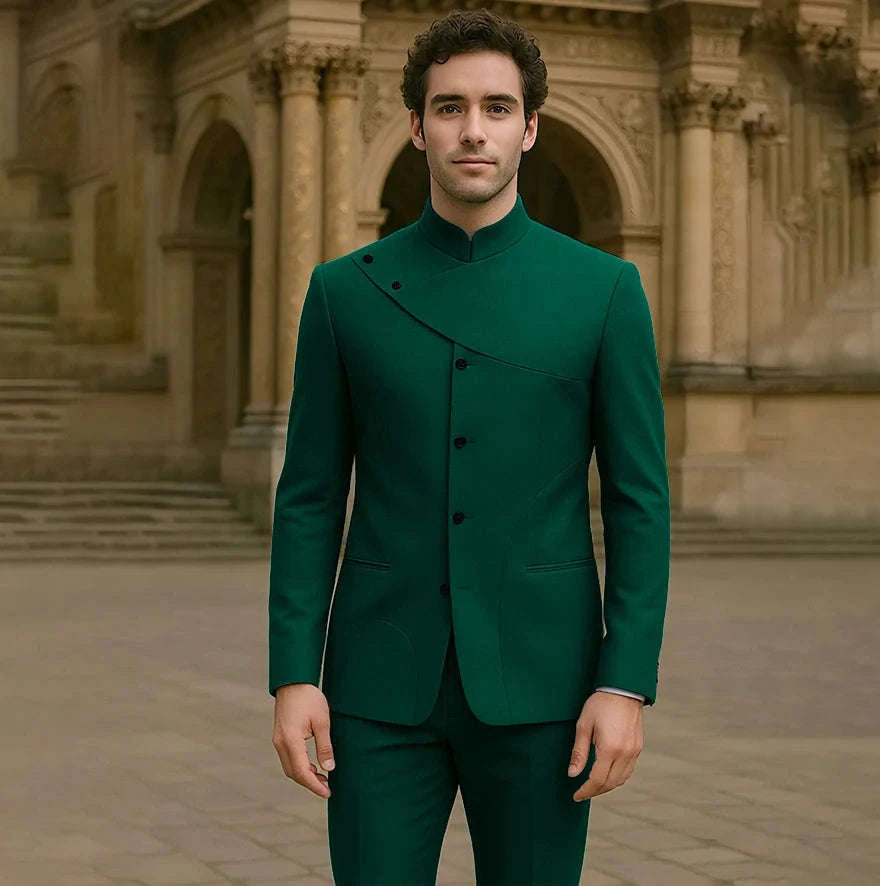 Men’s Custom High-Fashion Suit – Single-Breasted Two-Piece Set (Jacket + Pants) Koala Sydney 