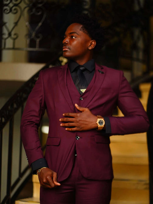Men’s Notched Lapel Single-Breasted Wedding Suit Set Koala Sydney 