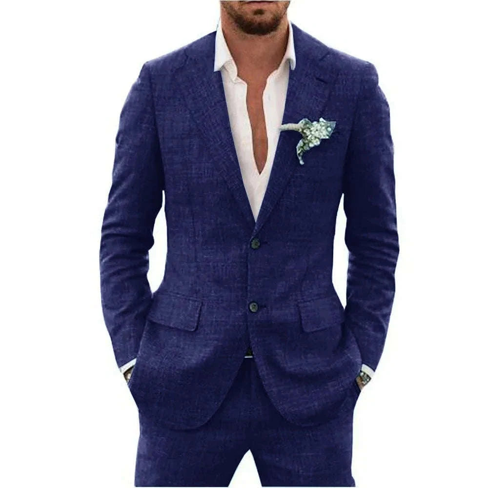 Men's Premium 2-Piece Linen Suit Koala Sydney 