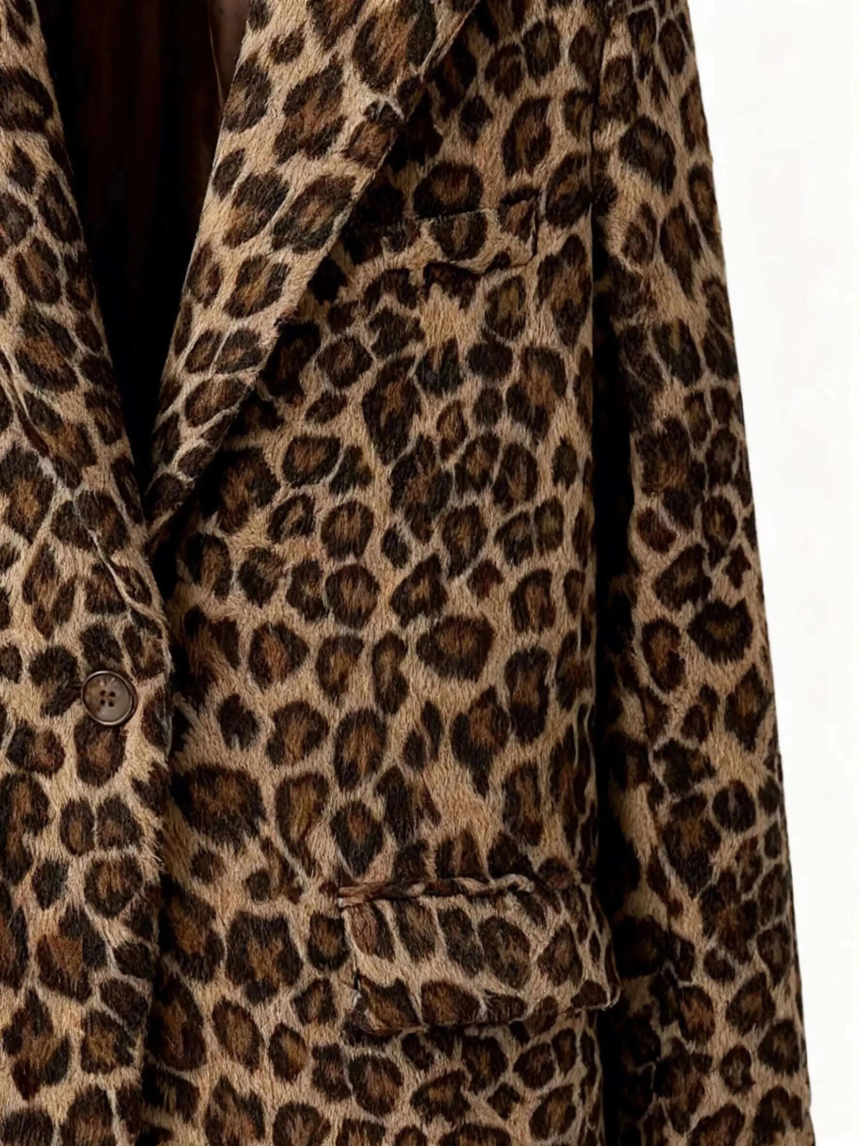 Men's Luxury Leopard Print Blazer Slim Fit Single-Breasted Koala Sydney 