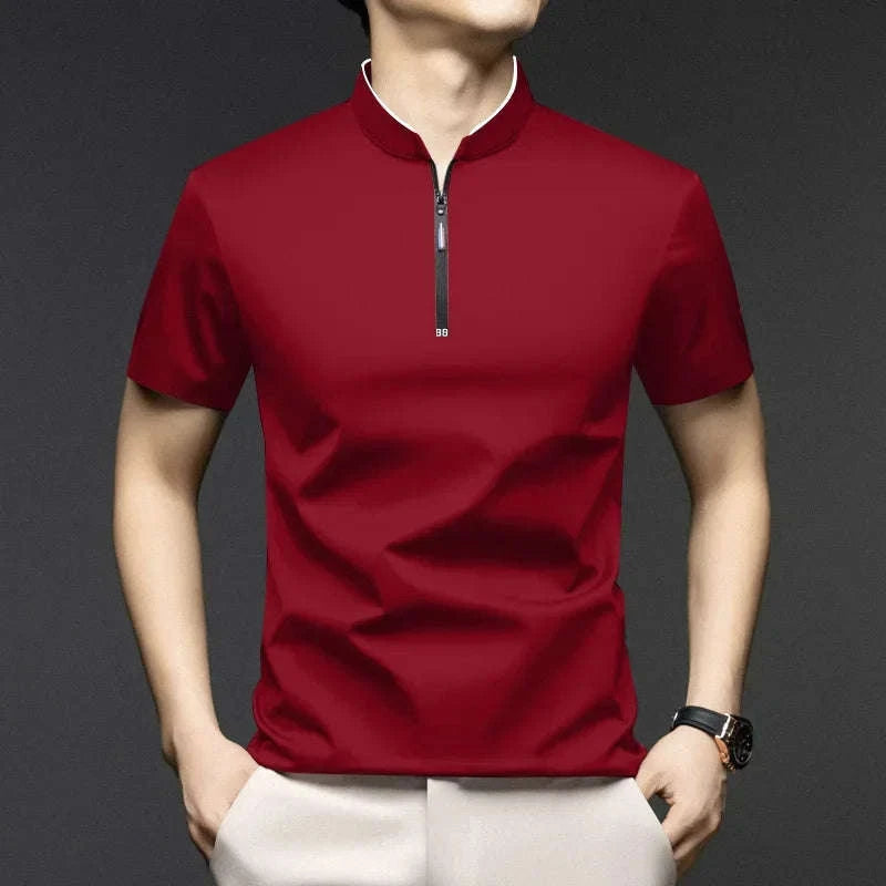 Men's Casual Zip Polo Shirt Koala Sydney 
