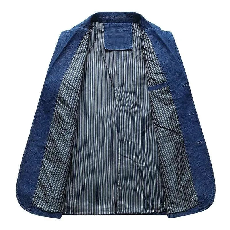 Mens Denim Blazer Men Fashion Cotton Vintage Suit Koala Sydney 