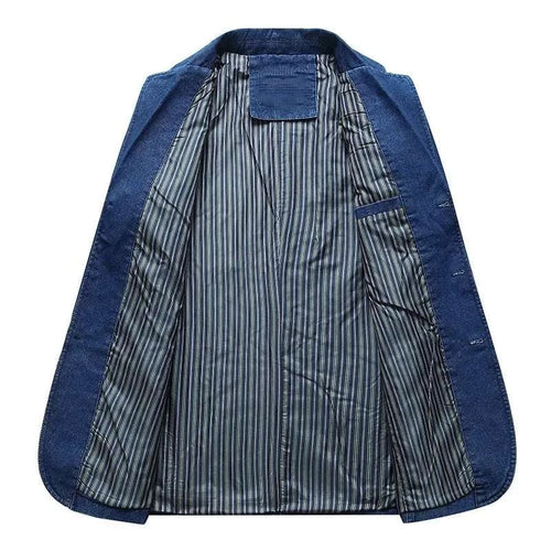 Mens Denim Blazer Men Fashion Cotton Vintage Suit Koala Sydney 