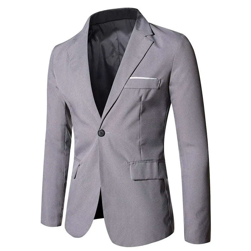 Men’s Trendy Slim Fit Business Blazer