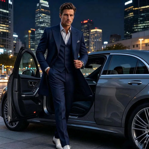 3-Piece Long Wedding Suit for Men Koala Sydney 