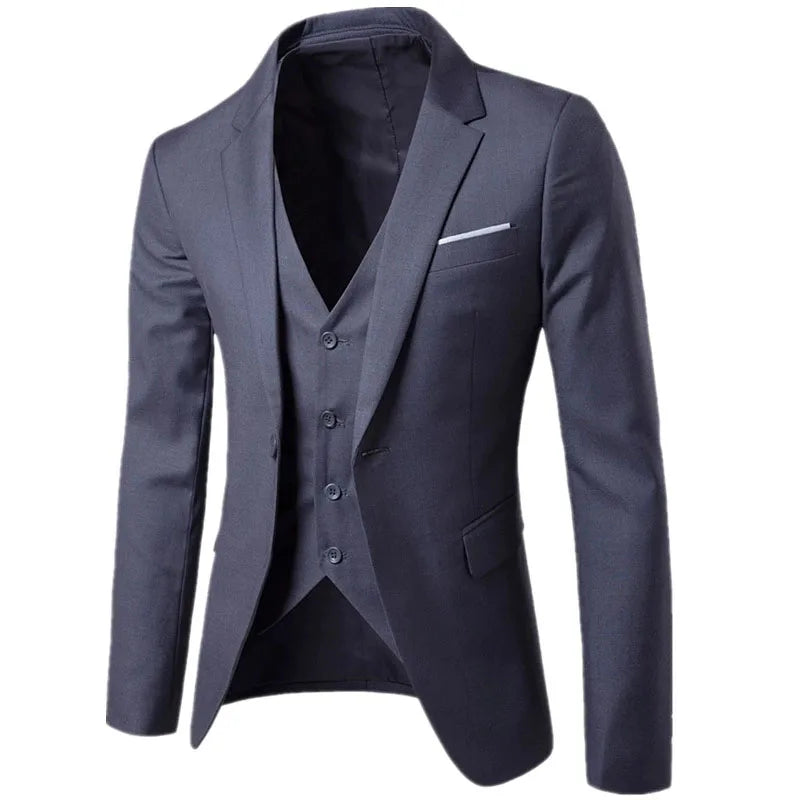 Men’s Trendy Slim Fit Business Blazer