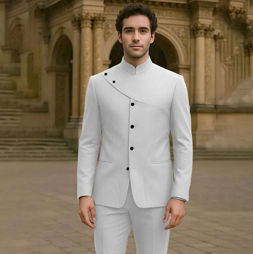 Men’s Custom High-Fashion Suit – Single-Breasted Two-Piece Set (Jacket + Pants) Koala Sydney 