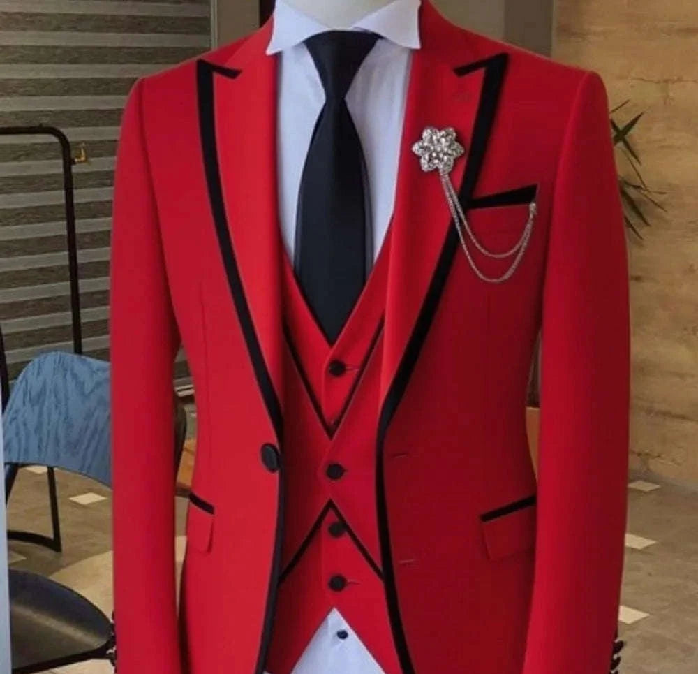 Men’s Slim-Fit Formal Suit Set – 3-Piece Koala Sydney 