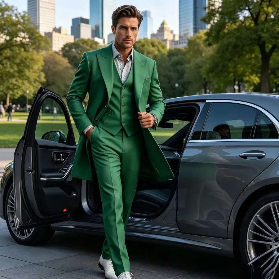 3-Piece Long Wedding Suit for Men Koala Sydney 