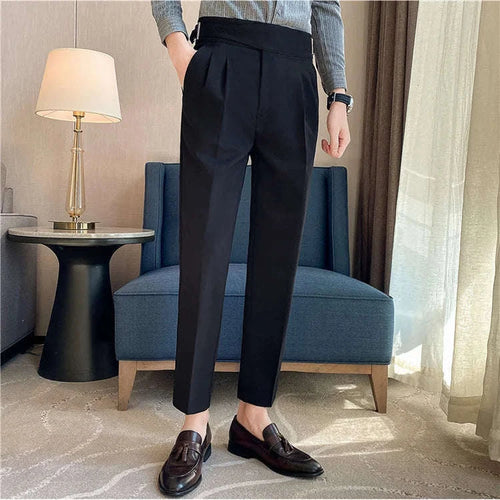 Men's British Style Slim Fit Formal Suit Pants Koala Sydney 