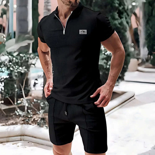Men's European Style Summer Polo & Shorts 2-Piece Set Koala Sydney 