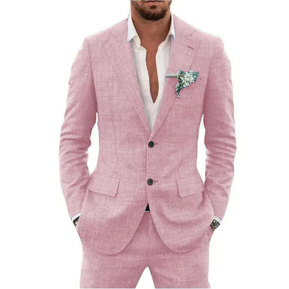Men's Premium 2-Piece Linen Suit Koala Sydney 