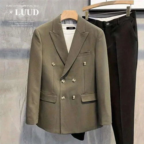 Men’s British-Inspired Double-Breasted Blazer Koala Sydney 