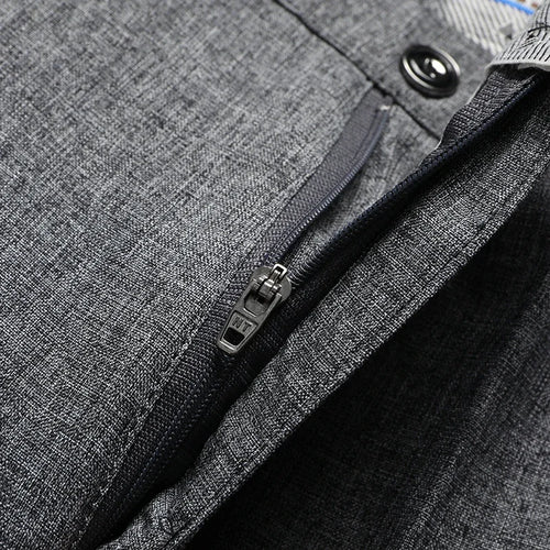 Men's Business Casual Straight-Leg Trousers
