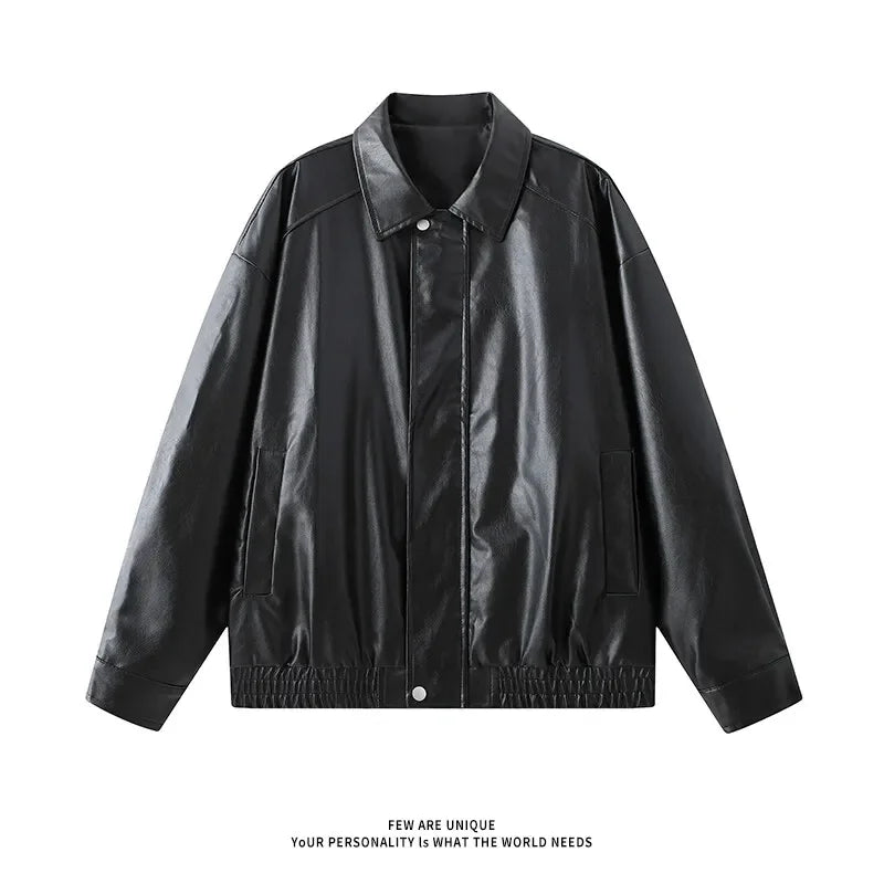 Youth Fashion Men's PU Leather Jacket
