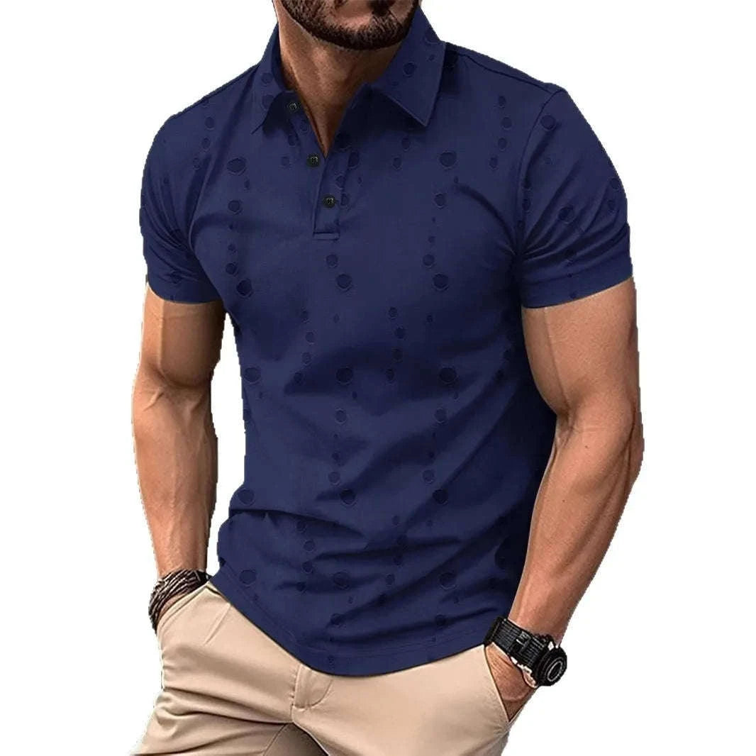 Men's Casual Polka Dot Polo Shirt Koala Sydney 