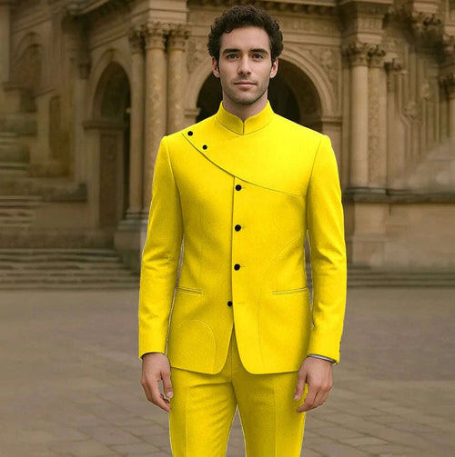 Men’s Custom High-Fashion Suit – Single-Breasted Two-Piece Set (Jacket + Pants) Koala Sydney 