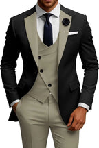 Men's 3-Piece Slim Fit Double Breasted Suit Koala Sydney 