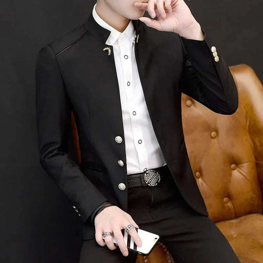 Men’s Casual Stand Collar Blazer Koala Sydney 