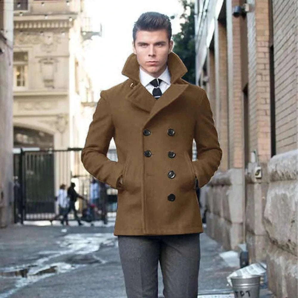 Coat, Suit Jacket Woolen, Double Breasted, Elegant Suits for Men Koala Sydney 
