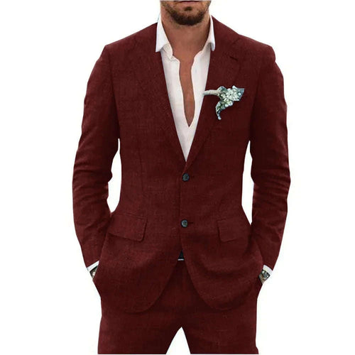 Men's Premium 2-Piece Linen Suit Koala Sydney 