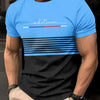 Men’s Oversized Striped Printed T-Shirt Koala Sydney 