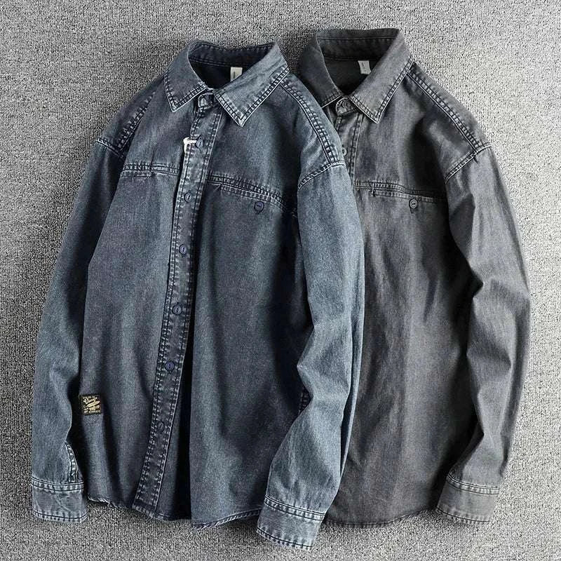 Vintage Heavy-Wash Denim Jacket for Men Koala Sydney 