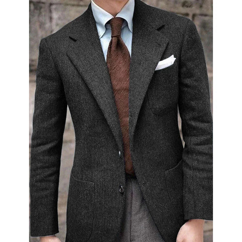 Men’s Herringbone Slim Fit Blazer Koala Sydney 