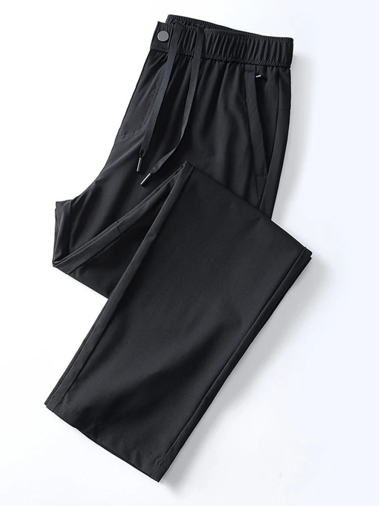 Men’s Summer Casual Ice Silk Pants
