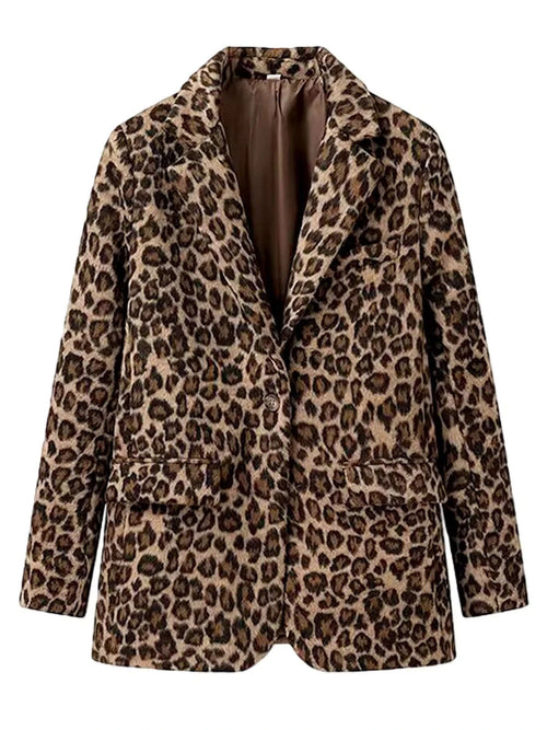 Men's Luxury Leopard Print Blazer Slim Fit Single-Breasted Koala Sydney 