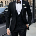 Men's 3-Piece Jacquard Business Casual Suit Set Koala Sydney 