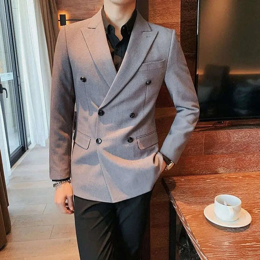 Men’s British-Inspired Double-Breasted Blazer Koala Sydney 