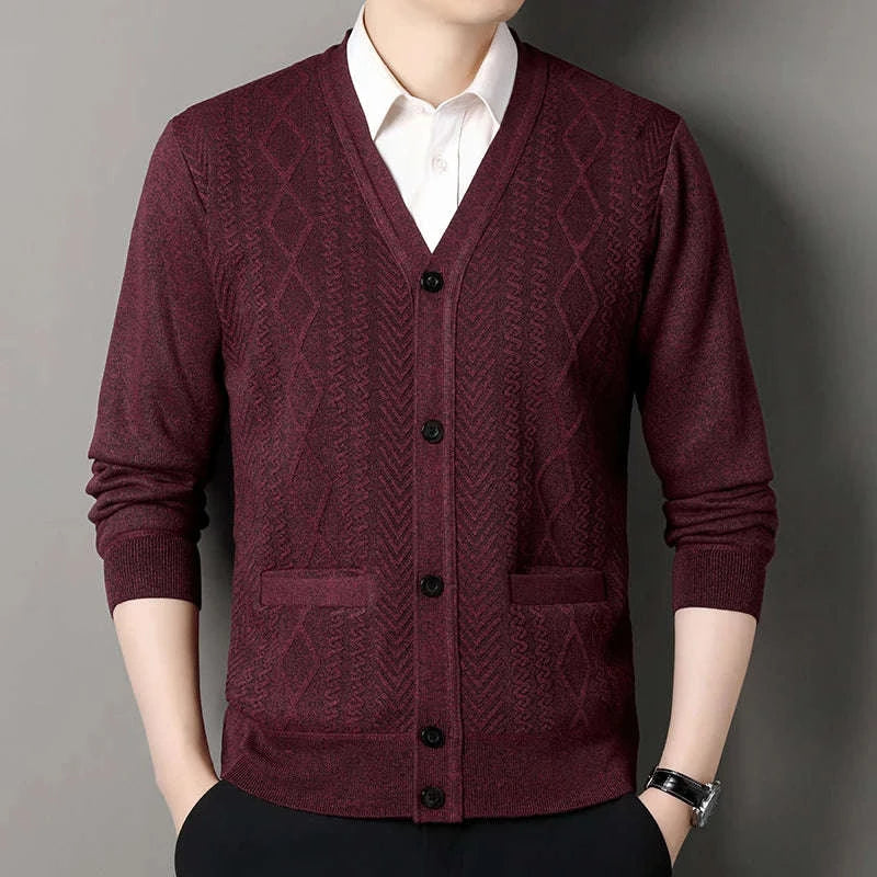 V-Neck Button Knit Cardigan Koala Sydney 