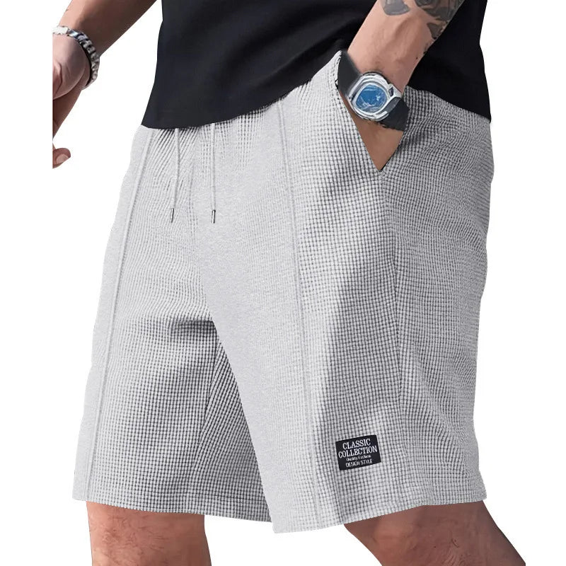 Men's Textured Casual Shorts