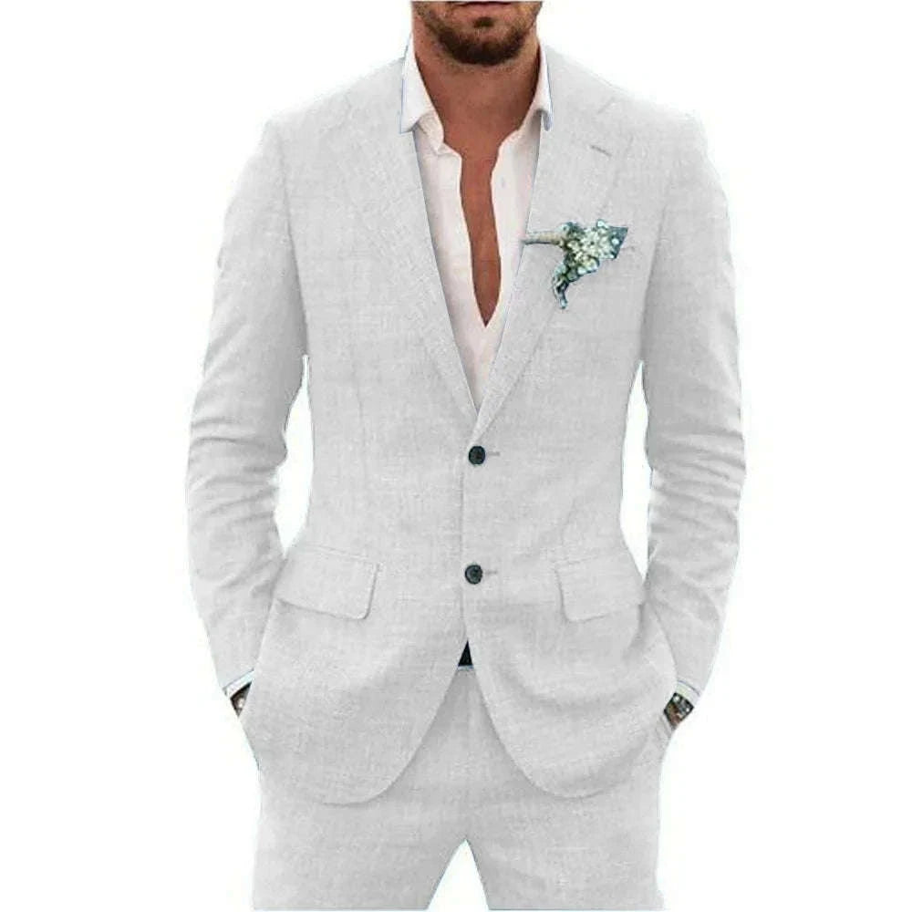 Men's Premium 2-Piece Linen Suit Koala Sydney 
