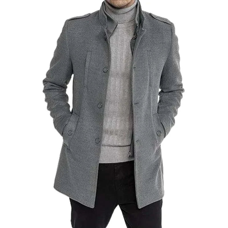 Men's Knit Zip-Up Wool Blend Jacket Koala Sydney 