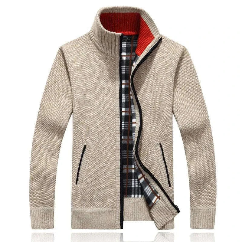 Wool-Blend Zip Cardigan Sweater Koala Sydney 