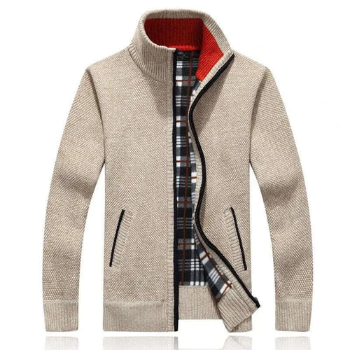 Wool-Blend Zip Cardigan Sweater Koala Sydney 