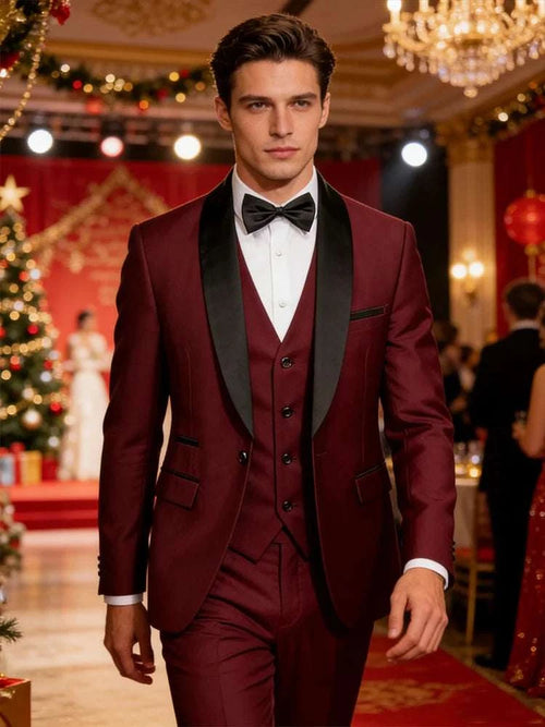 Men's 3-Piece Slim Fit Tuxedo Suit Set Koala Sydney 