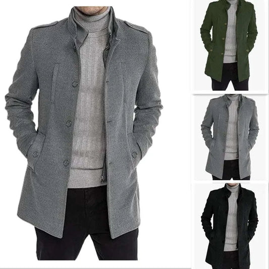 Men's Knit Zip-Up Wool Blend Jacket Koala Sydney 